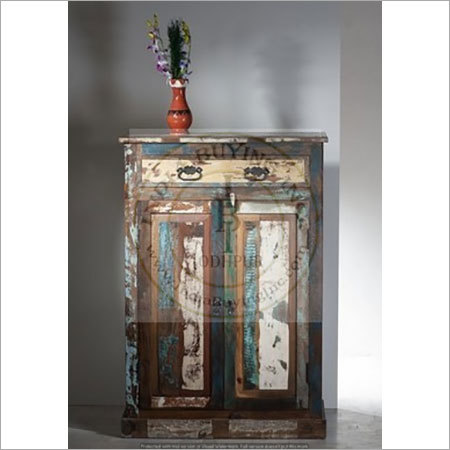 Reclaimed Wood Cabinet with Drawers