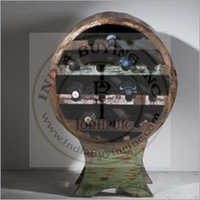 Reclaimed Wood Display Rack