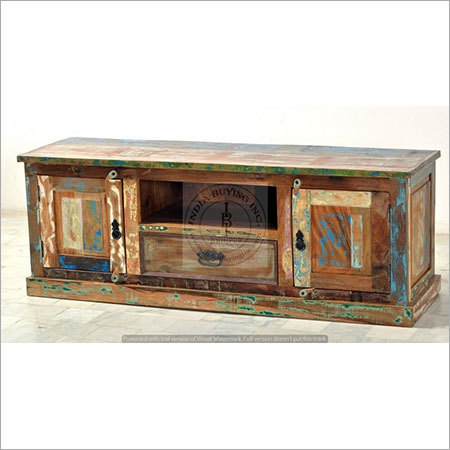 Reclaimed Wood Antique TV Video Unit