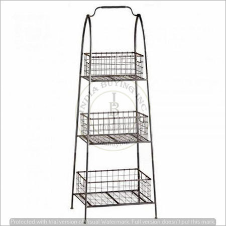 Industrial Metal Kitchen Rack