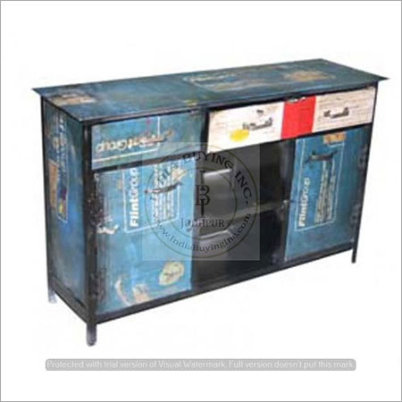 Industrial Sideboard with Drawers