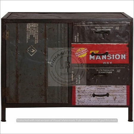 Industrial Graffiti Cabinet