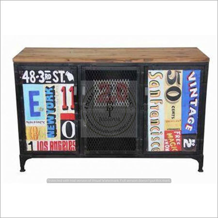 Industrial Graffiti Sideboard