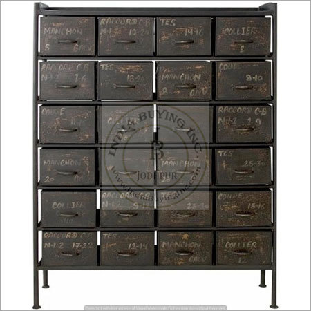 Industrial Chest of 24 Drawers