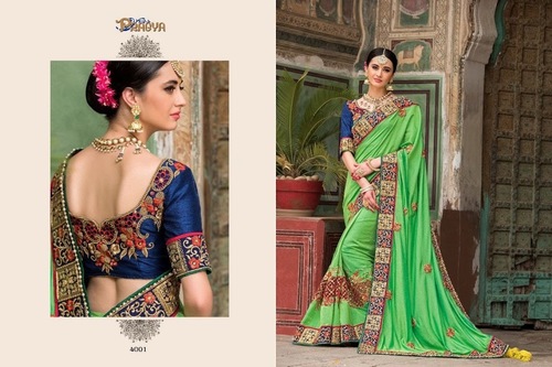 Silk Heavy Bridal Designer Saree