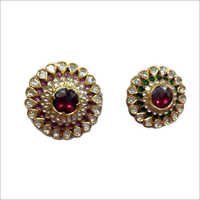 Multi Color Gold Kundan Jadau Rings