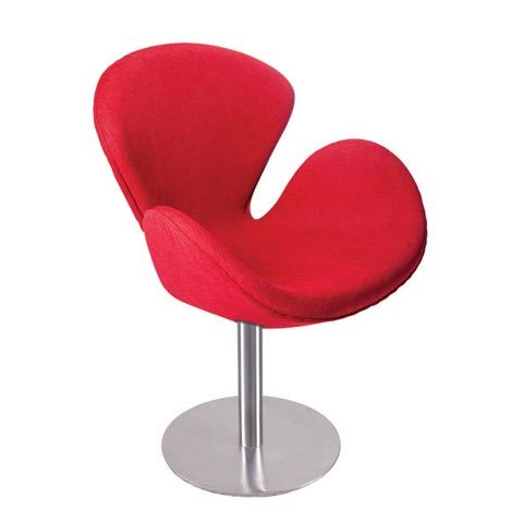 Glossy Red Bar Chair