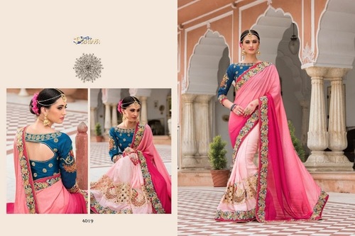 Malaika Silk Shaded Art Designer Saree