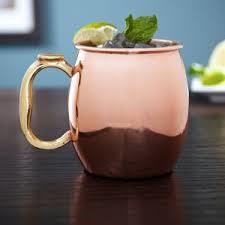Copper Mugs with Thumb Handle