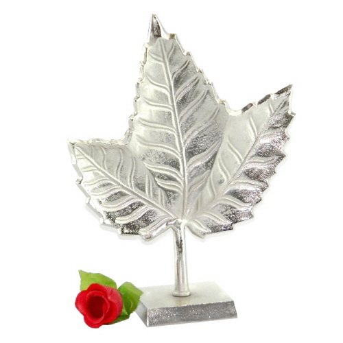 Aluminium Decorative Leaf Nickel Plated