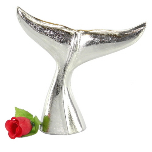 Aluminium Decorative Whale Tail Nickel Plated