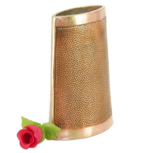 Aluminium Vase Copper Antique