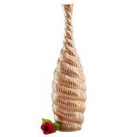 Aluminium Vase Copper Plated