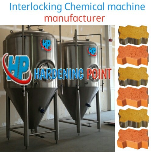 Interlocking Tiles Chemical Hardener Machine