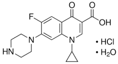 Ciprofloxacin Hydrochloride C17h18fn3o3