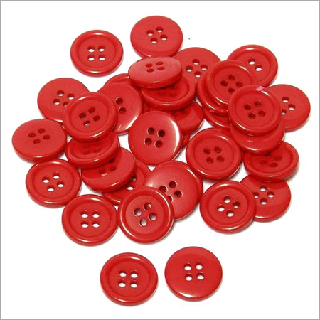 Red Shirt Button Plastic