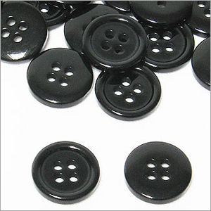 Black Shirt Button Plastics