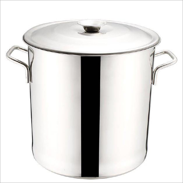 Stockpot - Stainless Steel, 8 Quart, 12x12x12 Inches | Tri-Ply Base, Even Heating, Tight-Fitting Lid, Dishwasher Safe