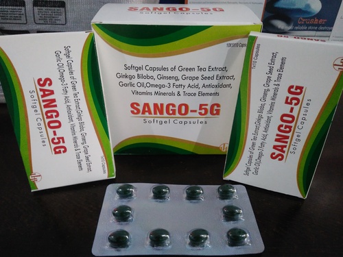 Sango - 5G Softgel Capsules | All-Age Suitable Formulation, Easy-to-Swallow Design, Nutrient-Rich Formula