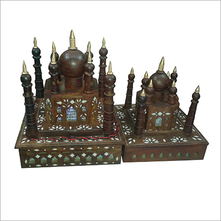 Wooden Decorative Item - Wood, Large Size with Conical Design | Durable, Beautiful Pattern, Eye-Catchy Design with Polished Finishing