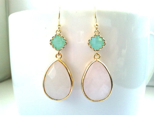 Semi Precious Stone Earrings