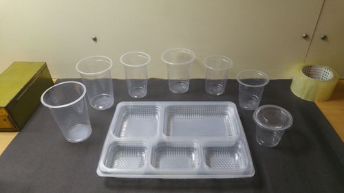 Disposable Glasses and Meal Trays