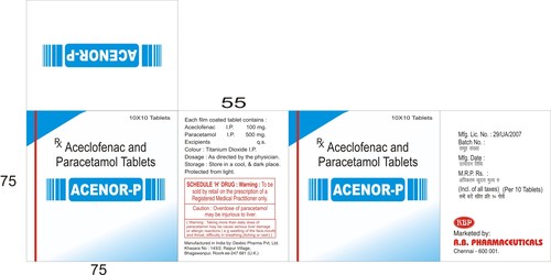 Aceclofenac With Paracetamol