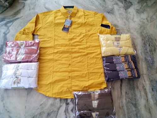 4 Th Collor Casual Plain Shirts