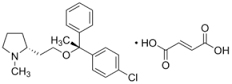 Clemastine Fumarate C25h30clno5