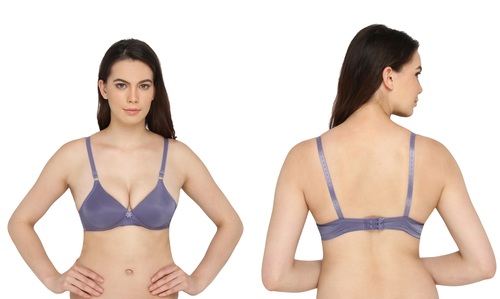 Vivity Women's Push-up Light Blue Bra