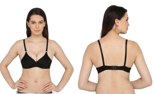 Vivity Women's Push-up Black Bra