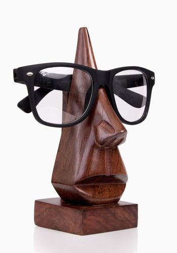 Rosewood Nose Shaped Spectacle Holder