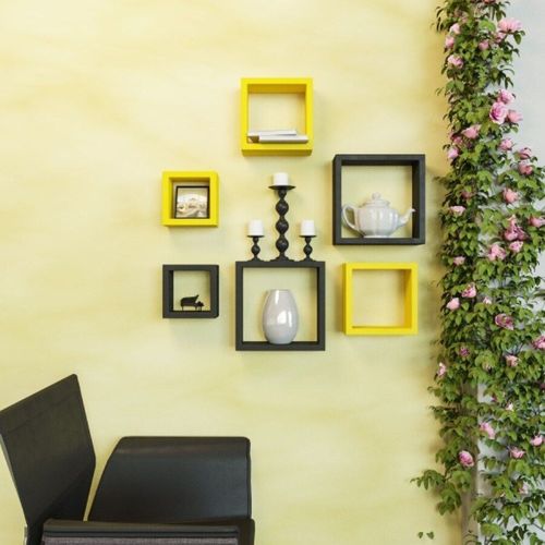Wall Mount Square Shape Shelves