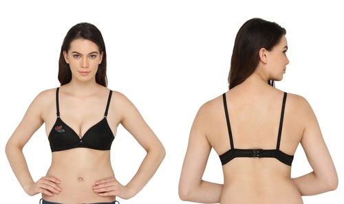Women's Push-up Black Bra