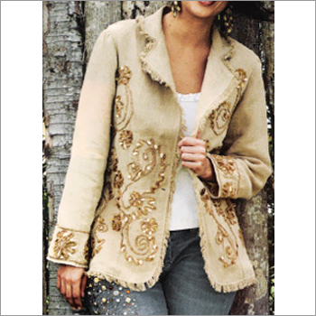 Raw jute jacket