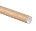 Kraft Mailing Tubes With Cap