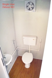 Single User WC Portable Economy Toilets