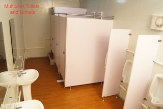 Multiuser Deluxe Portable Toilet