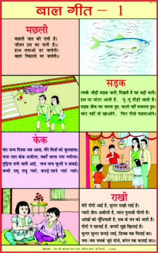 Charts Hindi Teaching