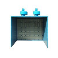 Dry Spray Paint Booth - Mild Steel 1500x1200x800mm | Blue, 7.5 Hp Exhaust Fan, 8640 Cmh Air Flow, Economical Design
