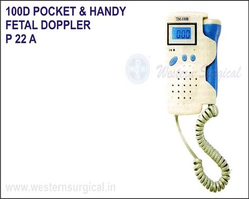 100 D Pocket & Handy Fetal Doppler (With Lcd Display)