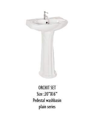 Bathroom Pedestal Wash Basin