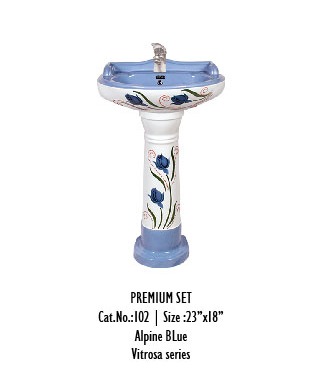 Ceramic Printed Wash Basin