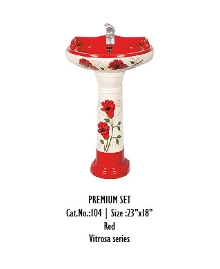 Vitrosa Pedestal Wash Basin