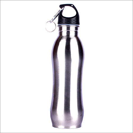 Available In Red Stainless Steel Curved Sipper Bottle