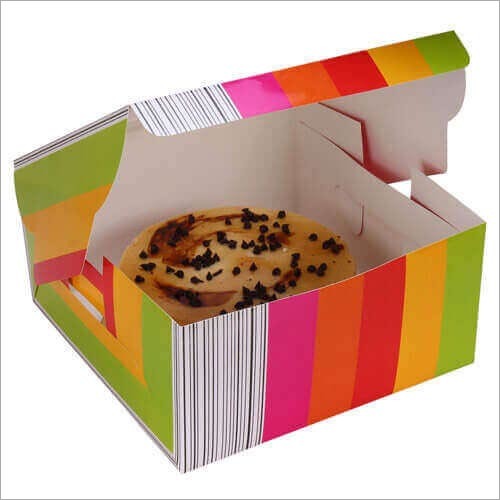 Multicolour Cake Box
