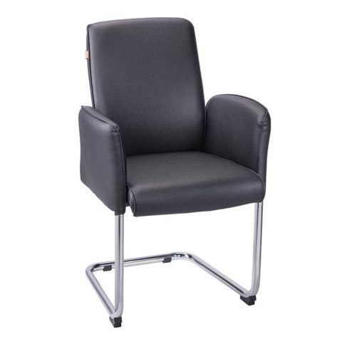 Glossy Comfortable Black Living Room Chair