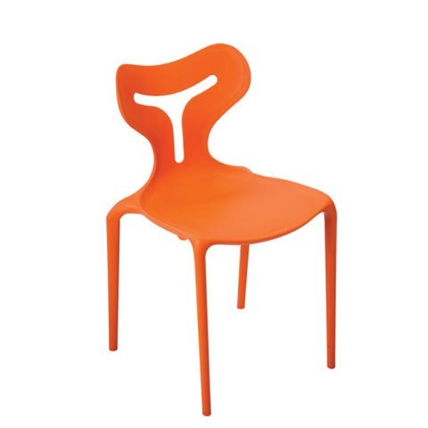 Yellow Cafeteria Chair - High-Grade PP Shell, 457.2x457.2x812.8mm, Eco-Friendly and Rust Proof | Durable, Comfortable, Sturdy Design, Washable Finish