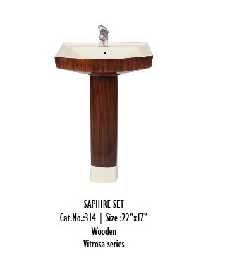 Sanitary Ware Pedestal Wash Basin