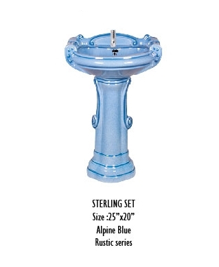 Color Rustic Wash Basin